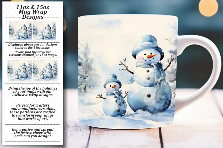 Cozy Holiday Vibes: Sublimation Mug Wrap