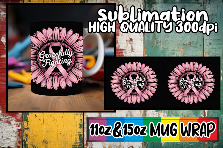 Breast Cancer Sublimation Design Image 6