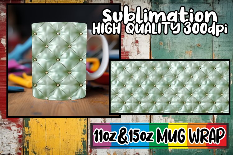 Timeless 3D Raised Mug Wrap Sublimation