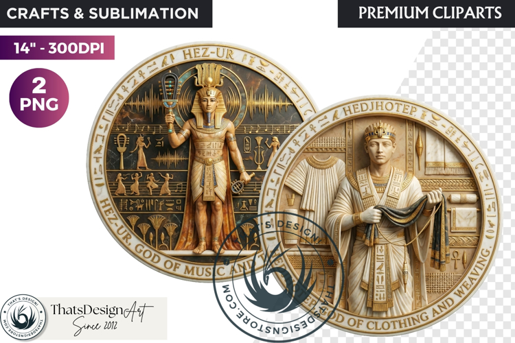 Ancient Egyptian Gods Pantheon Mythology Graphics cliparts