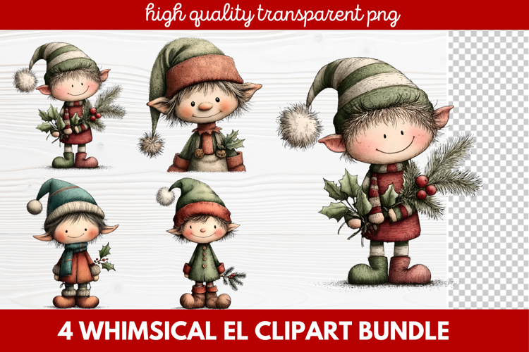 Cute Elf Clipart Image 11