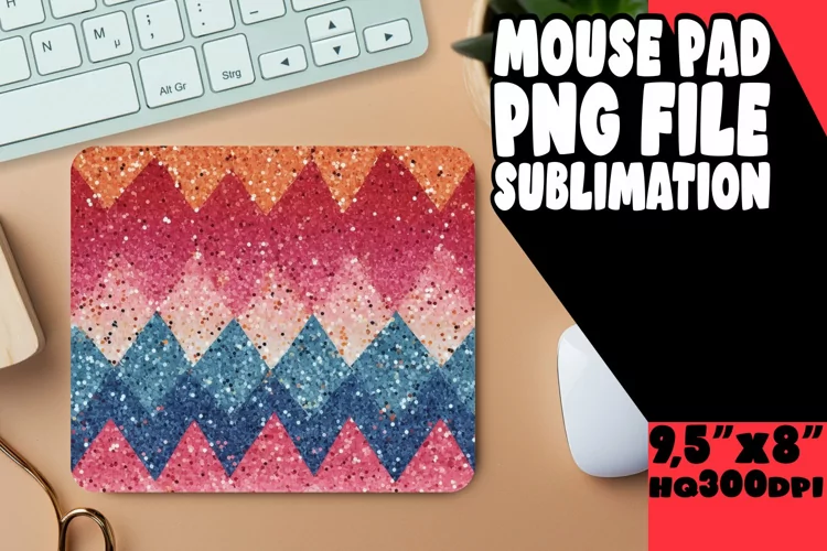 Chic and Shiny: Glitter Sublimation Pad
