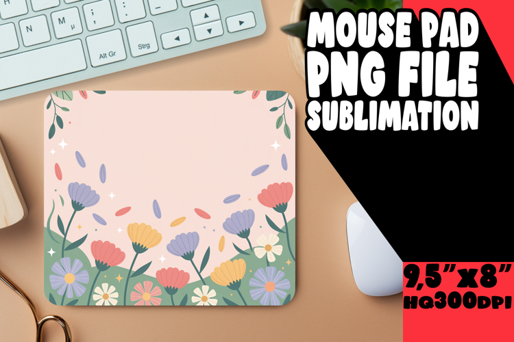 SWEET DESK PAD PNG STYLE, Flowers