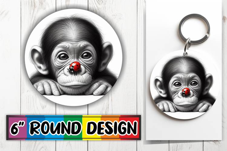 Unique Circle Designs for Gifts PNG, Cute Animals
