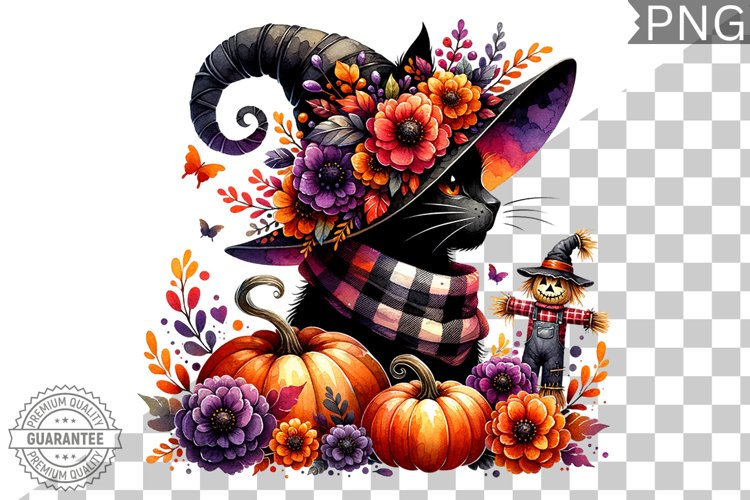 Halloween Cat Clipart Image 11