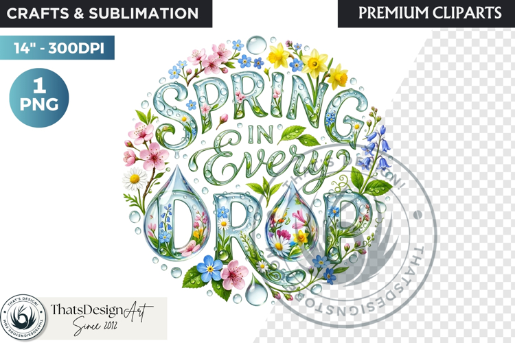 Bloom & Bright Spring Quotes for Sublimation and POD