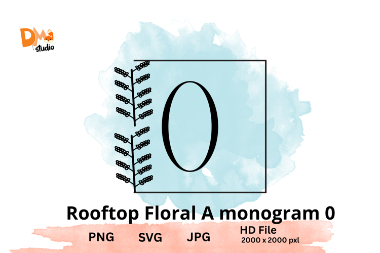 Rooftop Floral Monogram