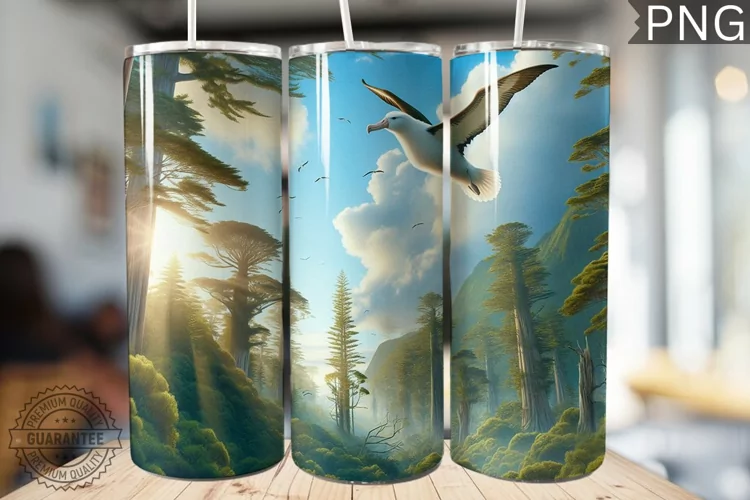 Albatross Tumbler Wrap - Albatross Tumbler Design