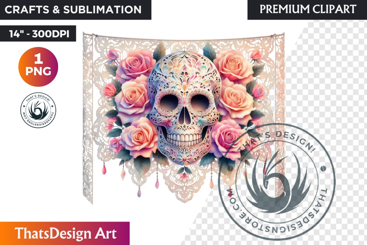 Sugar Skull Clipart Image 23