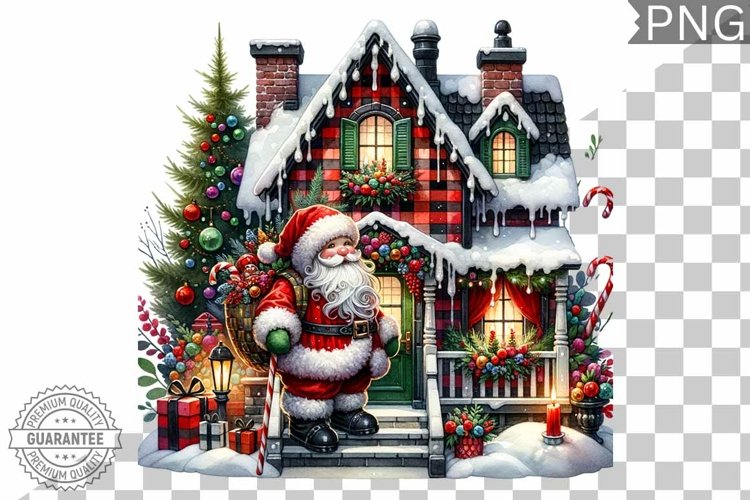 Santa Christmas Clipart Image 10
