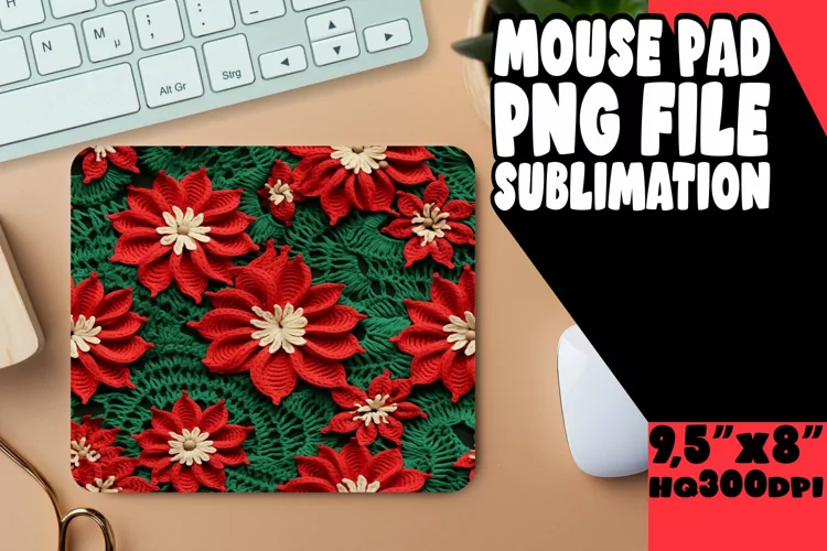 Festive Winter Holiday Sublimation Mats