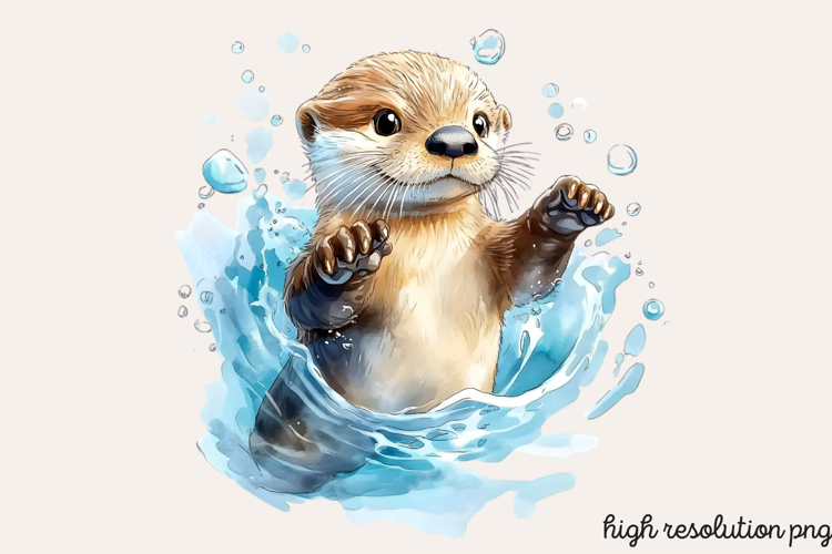 Funny Underwater Animals Sublimation PNG