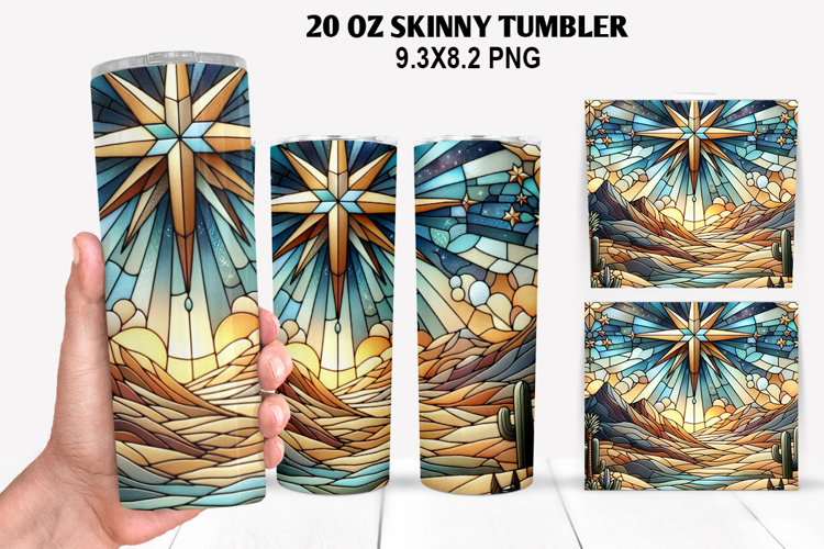 Jesus Skinny Tumbler 20oz Wrap Design, Christmas Tumbler