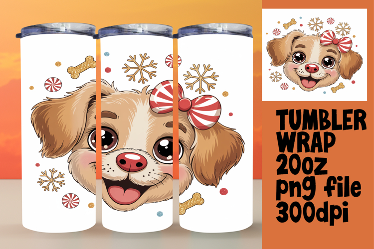 GRACEFUL 20oz PNG Tumbler Wrap , Cute Christmas