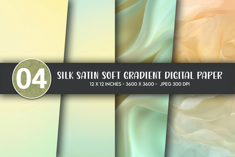 Silk Satin Soft Gradient Digital Paper
