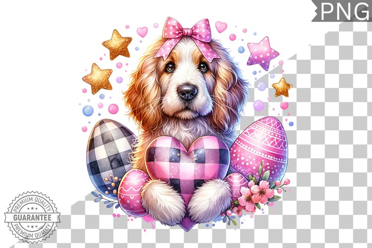 Easter Dog - Easter Clipart Sublimation PNG