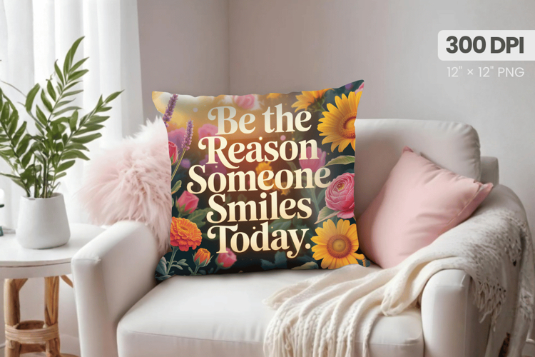 Inspirational Quotes Pillow PNG Motivational PNG Sublimation