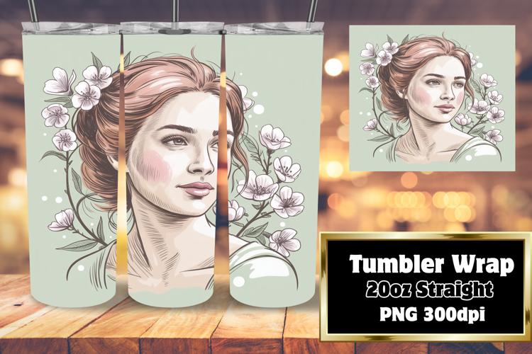 20oz Tumbler Graphics for Every Style , Beauty Woman