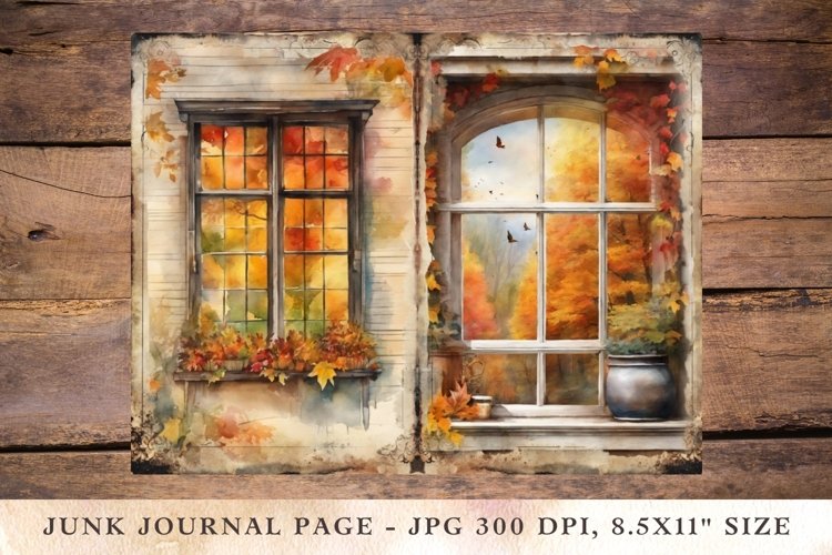 Printable Junk Journal Pages Autumn 11