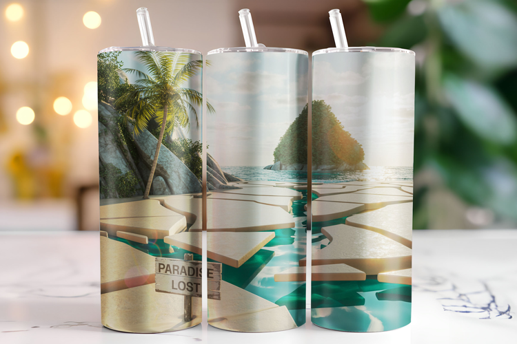 Paradise Lost Tumbler Wrap | Sublimation | Tumblers