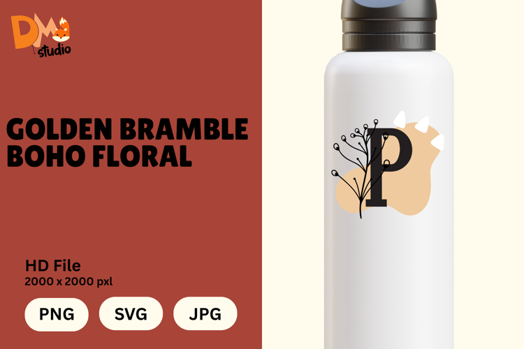 Floral Letter Svg Image 9