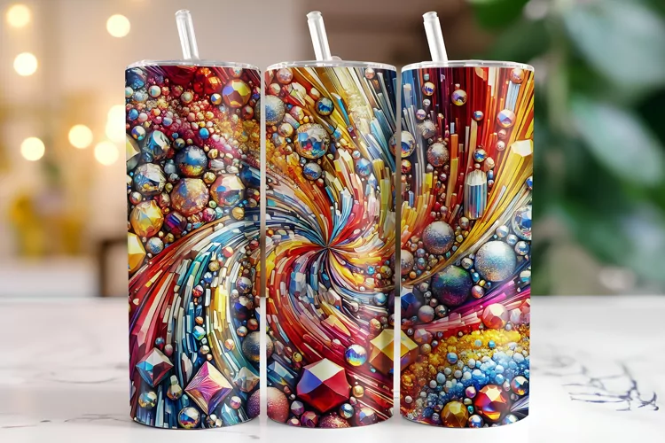 Abstract Tumbler Wrap | Sublimation | Tumblers