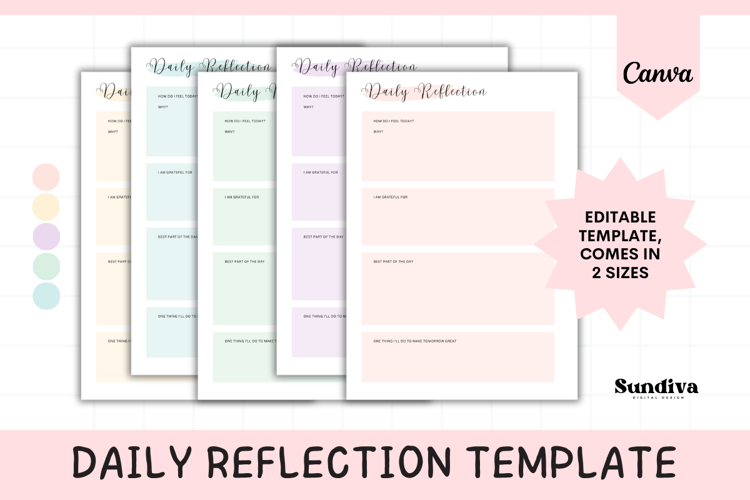 Daily Reflection Template 2