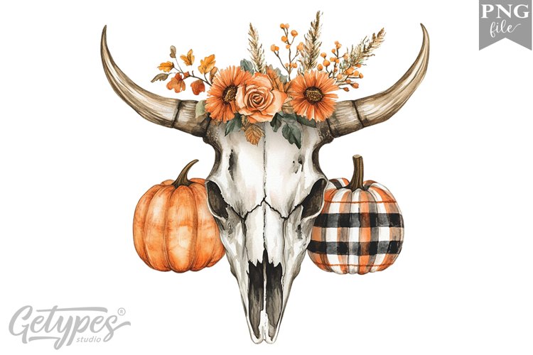 Cow Skull Clipart Image 23
