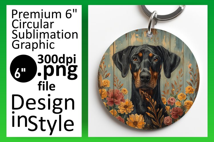 Round Dog Lover Car Coaster Assortment example image 1