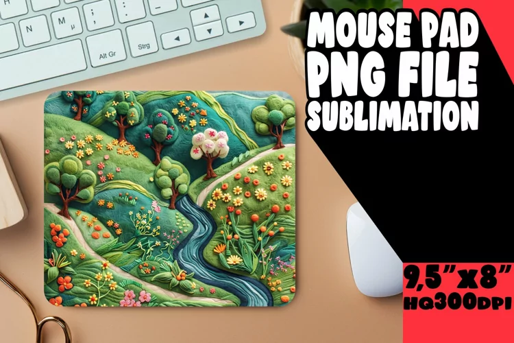 Breathtaking 3D Summer Mouse Pad