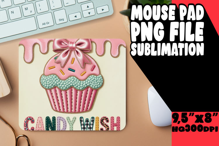 WHIMSICAL mouse PAD PNG Design, Holiday