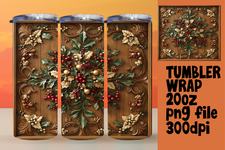 Christmas Tumbler Wrap Image 18