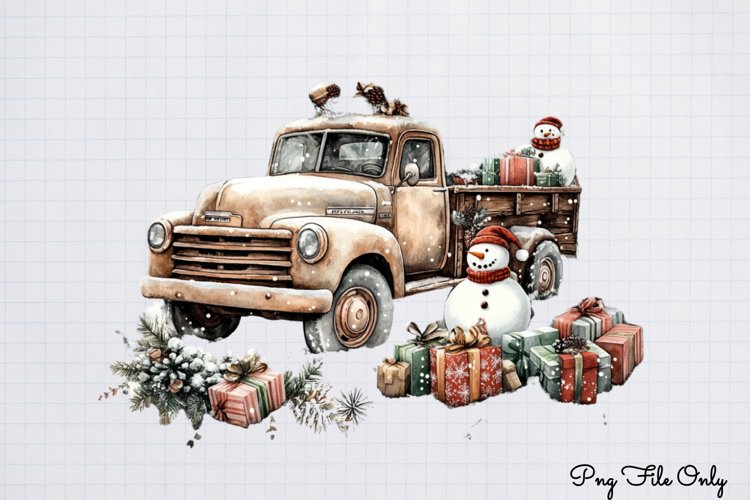 Rustic Christmas Clipart Image 11