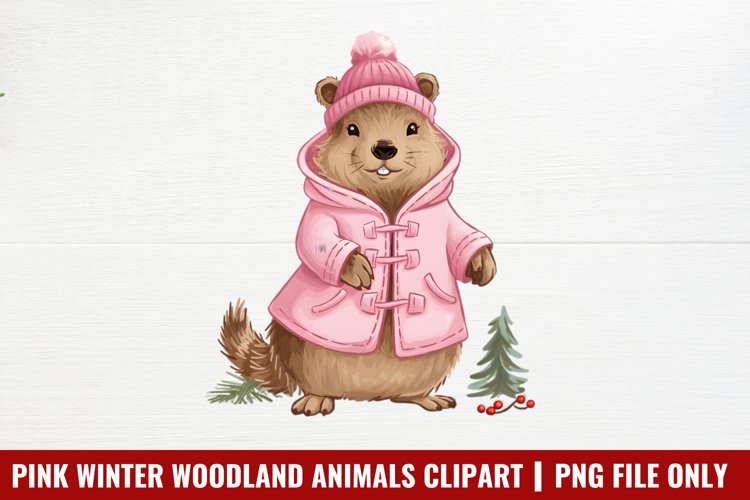Winter Animals Clipart Image 9