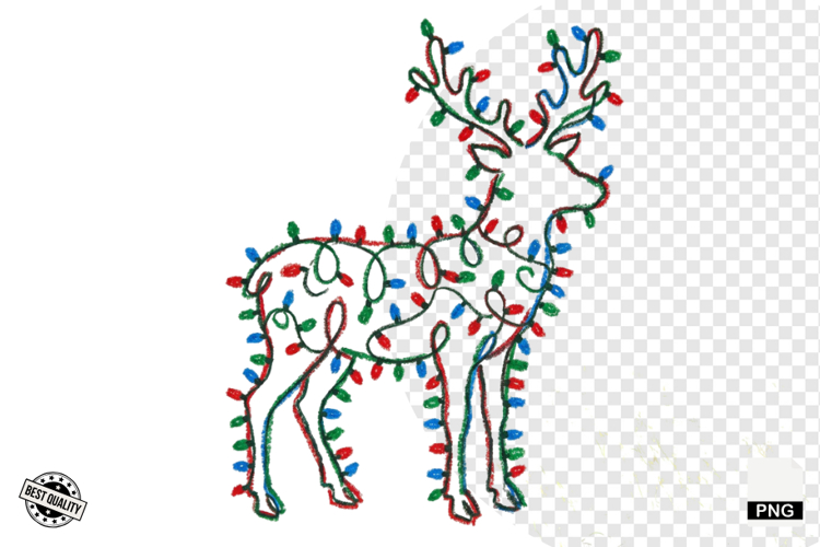 Holiday Lights Clipart Image 2