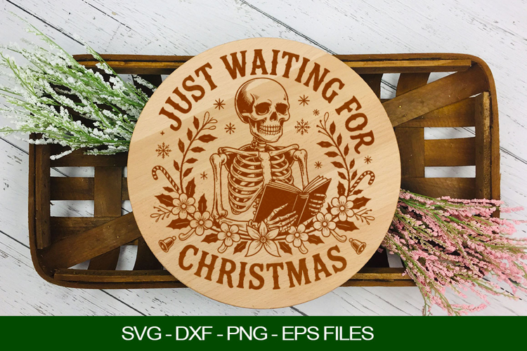 Just waiting for halloween Cutting Board SVG