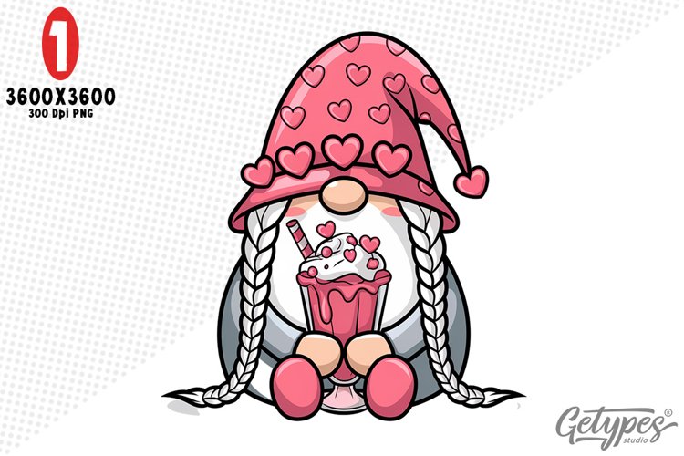 Valentine Gnome Clipart Image 21