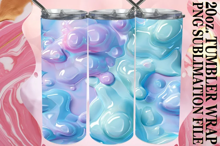 Bold Colorful 20oz Tumbler Art Assortment