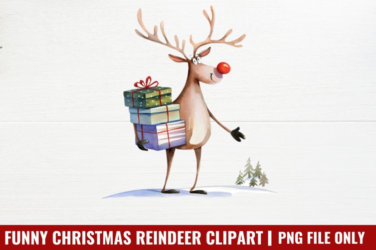 Reindeer Clipart Image 16