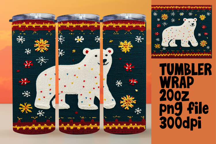 Christmas Tumbler Wrap Image 13