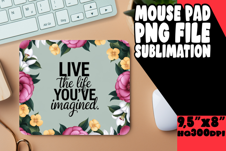 BRIGHT MOUSE PAD SUBLIMATION STYLE, Religious