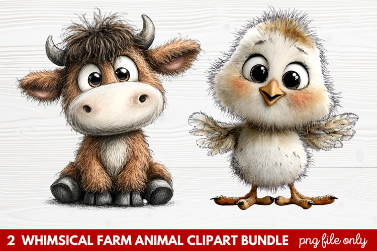 Farmhouse Animals Clipart Image 7