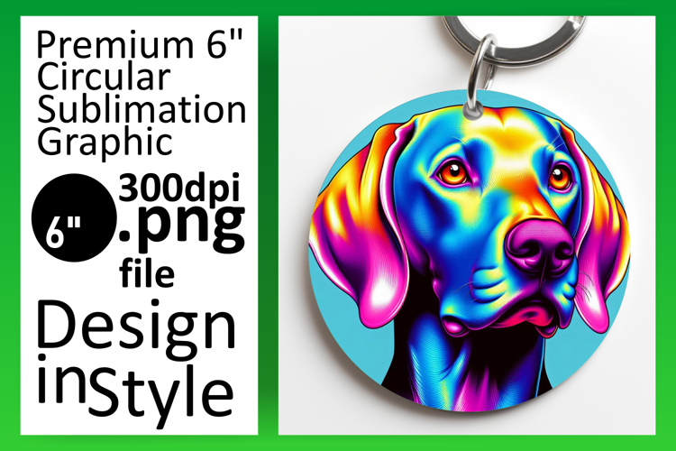 Gorgeous Circle Design Coaster Template , Dog
