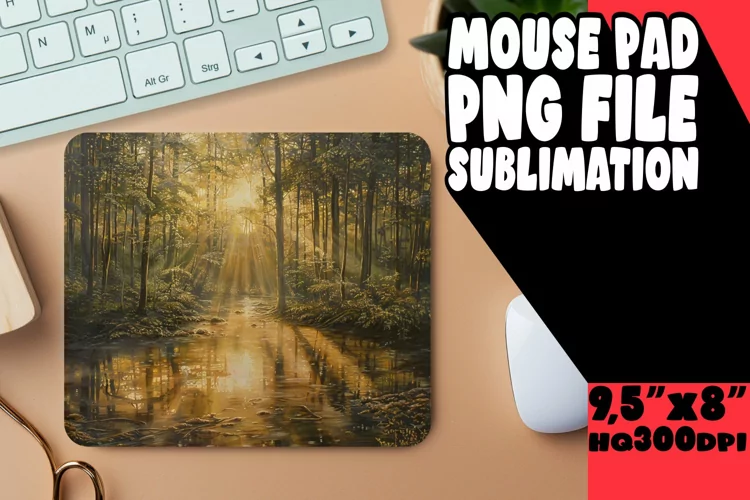 Mesmerizing Landscape Mouse Pad Design