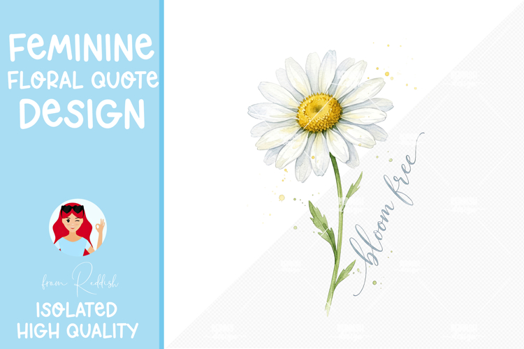 Watercolor Flowers Image 9