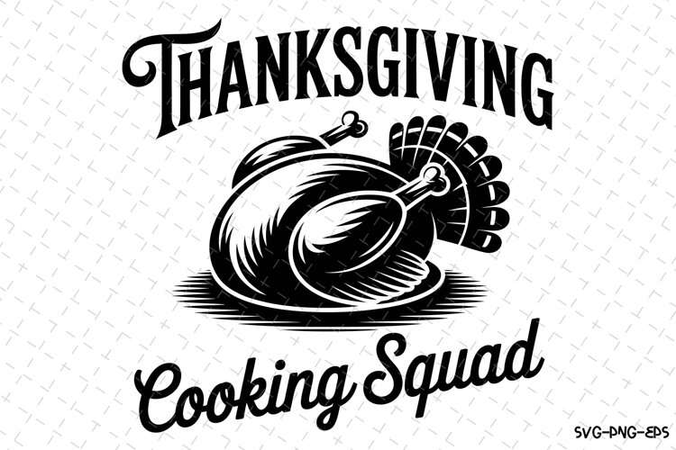 Thanksgiving Cooking Squad Svg | Halloween Svg | Svg File example image 1
