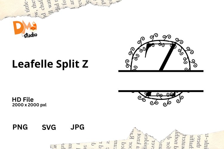 Floral Monogram Letter Svg Image 12