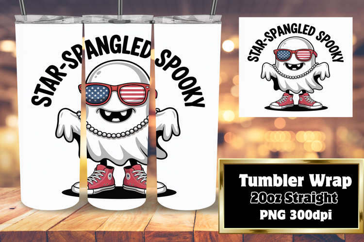 Custom 20oz Tumbler Gift Design , Funny Ghost