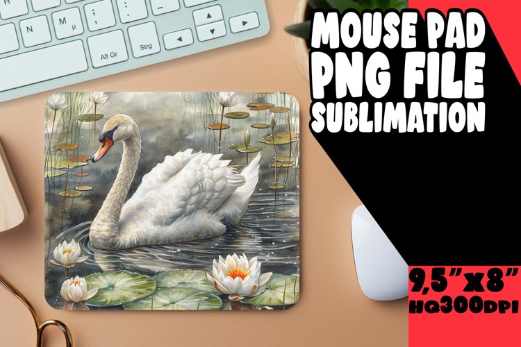 Creative Bird Sublimation Mouse Pad example image 1