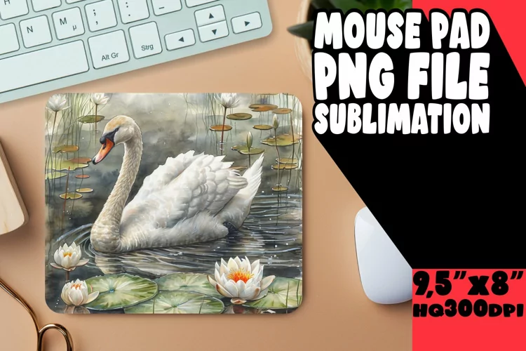 Creative Bird Sublimation Mouse Pad